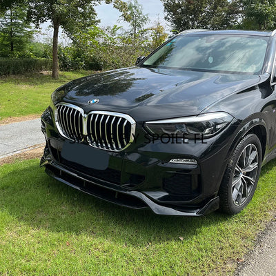 Séparateur de Pare-Chocs Avant BMW X5 G05 2018+ (Kit 4 Pièces) - vue de profil - Becquet Voiture