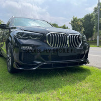 Séparateur de Pare-Chocs Avant BMW X5 G05 2018+ (Kit 4 Pièces) - vue de trois-quarts - Becquet Voiture