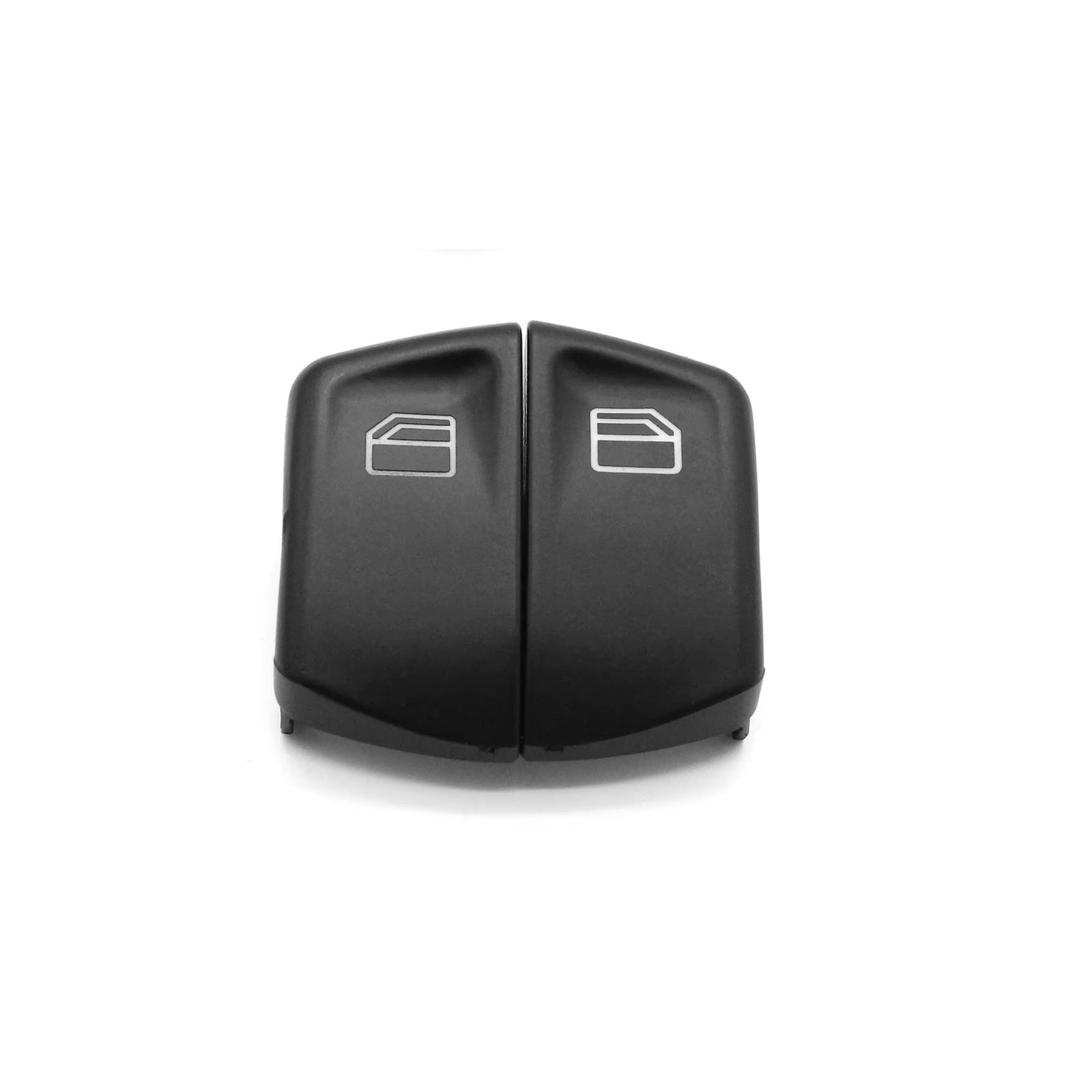 Set 2 Boutons Lève-vitres Mercedes Vito Viano W639 Noir - vue de face - Becquet Voiture