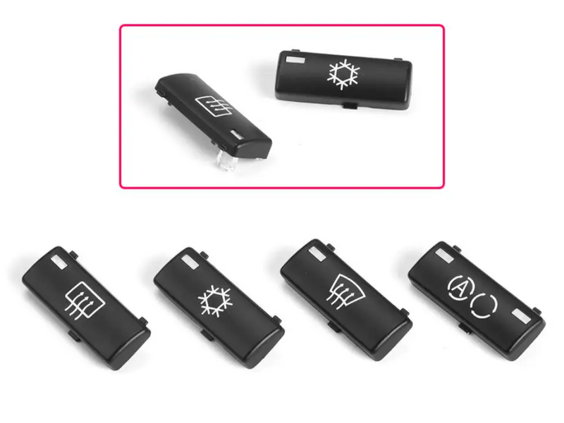 Set Boutons Commande Climatisation Chauffage BMW X5 E53 1999-2006 - installé sur véhicule - Becquet Voiture