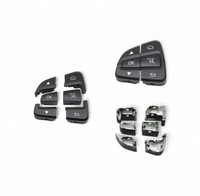 Multifunktionstasten-Set Lenkrad Mercedes C-Klasse W205 - Schwarz Silber Braun - Vorderansicht 2 - Becquet Voiture