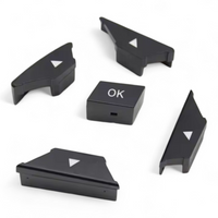 Multifunktionstasten-Set Lenkrad Mercedes GL X166 2012-2015 - Schwarz Silber - Seitenansicht 2 - Becquet Voiture