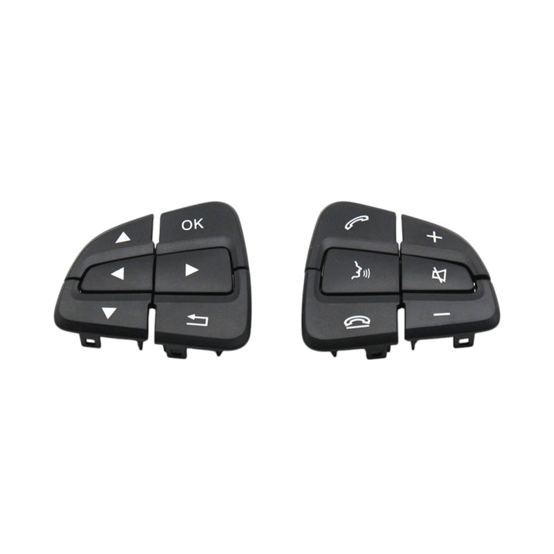 Multifunktionstasten-Set Lenkrad Mercedes GLA X156 2014-2020 - Schwarz Grau - Rückansicht 2 - Becquet Voiture