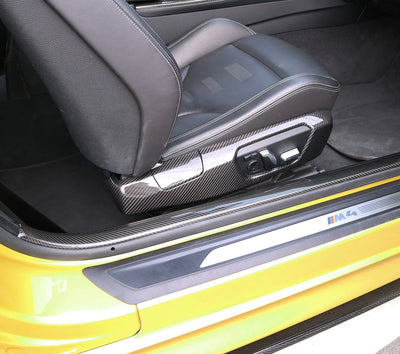 Seuil de Porte Fibre Carbone BMW F32 F82 F83 - vue arrière - Becquet Voiture