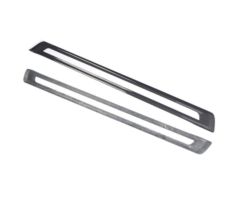 Seuil de Porte Fibre Carbone BMW G22 G82 G87 - vue arrière - Becquet Voiture