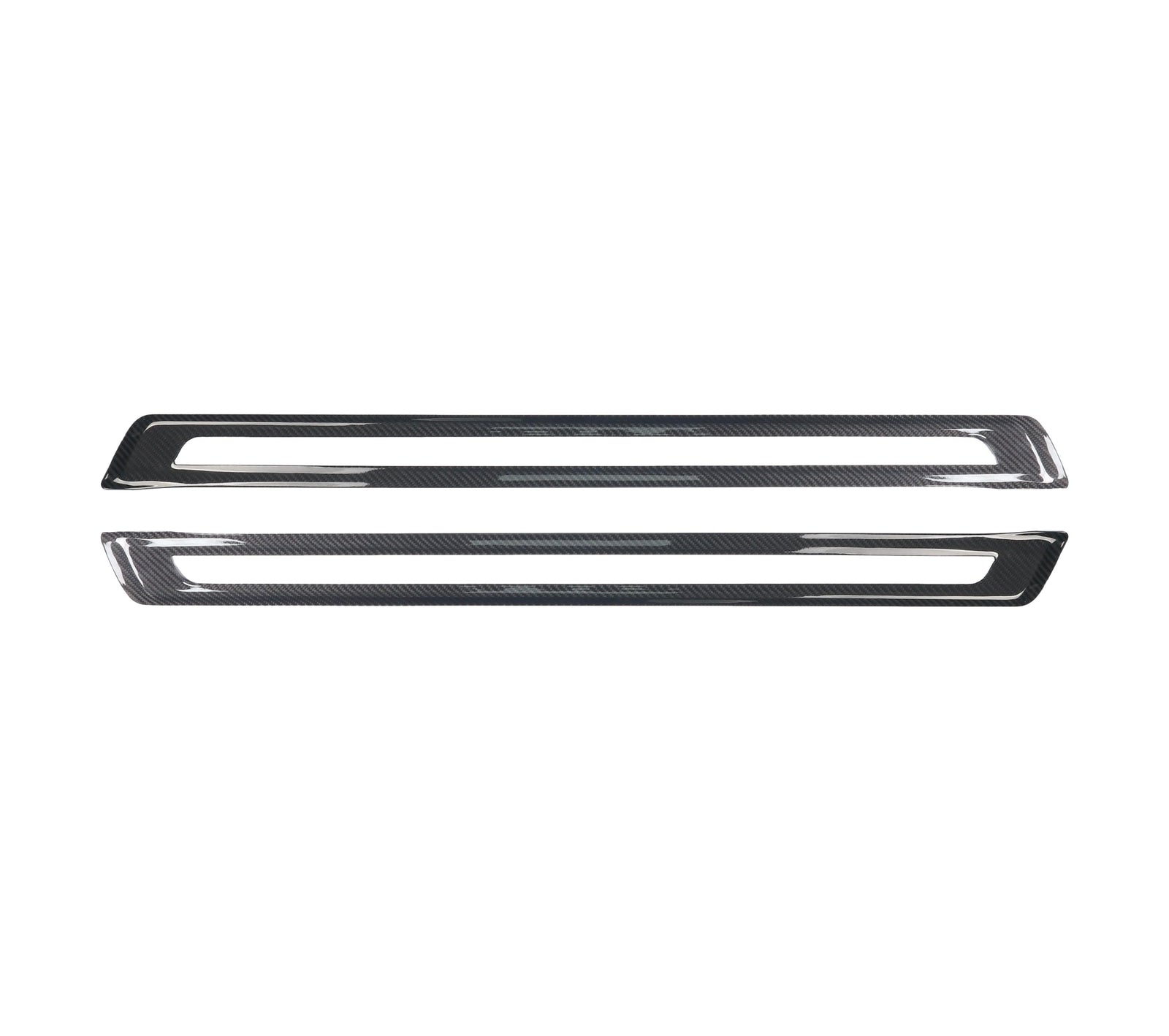 Seuil de Porte Fibre Carbone BMW G22 G82 G87 - vue de face - Becquet Voiture