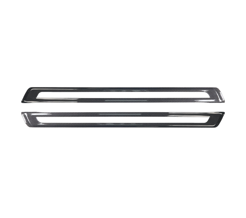 Seuil de Porte Fibre Carbone BMW G22 G82 G87 - vue de face - Becquet Voiture