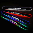 Seuils de porte LED Acura personnalisables étanches 7 couleurs