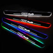 Seuils de porte LED Audi 7 couleurs, aimantés, étanches