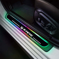Magnetische LED-Einstiegsleisten Honda Civic - Seitenansicht - Becquet Voiture