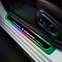 Seuils de Porte LED Mustang Magnétiques 7 Couleurs - vue de profil - Becquet Voiture