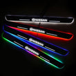 Seuils de porte LED Nissan 7 couleurs aimantés étanches IP67