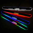 Seuils de Porte LED Personnalisés 7 Couleurs Changeantes Sans Fil