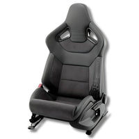 Pair of Leather Bucket Seats Audi S RS - fitted on vehicle - Becquet Voiture