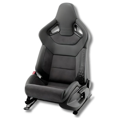 Sieges Baquets Cuir Audi S RS Paire - installé sur véhicule - Becquet Voiture