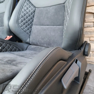 Sieges Baquets Cuir Audi S RS Paire - packshot studio 3 - Becquet Voiture
