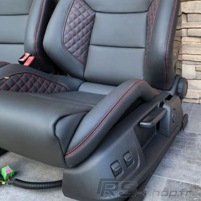 Sieges Baquets Cuir Audi S RS Paire - vue rapprochée 2 - Becquet Voiture