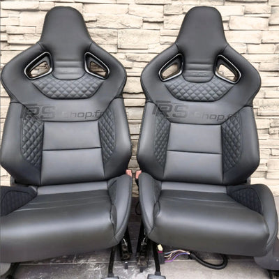 Sieges Baquets Cuir Audi S RS Paire - vue rapprochée - Becquet Voiture