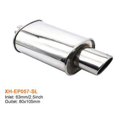 Silencieux d'Échappement Universel Acier Inoxydable - détail du montage - Becquet Voiture