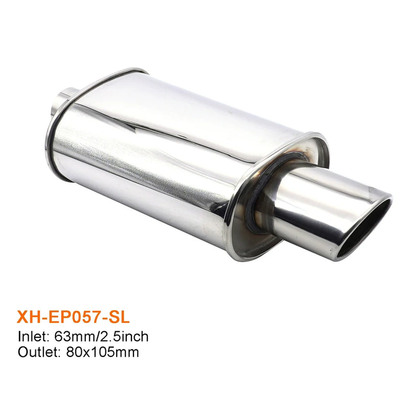 Silencieux d'Échappement Universel Acier Inoxydable - détail du montage - Becquet Voiture
