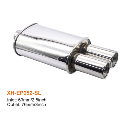 Silencieux d'Échappement Universel Acier Inoxydable - en situation - Becquet Voiture
