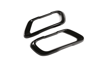 Sorties Échappement BMW M Look Noir Chrome X5 G05 X6 - vue de profil 2 - Becquet Voiture