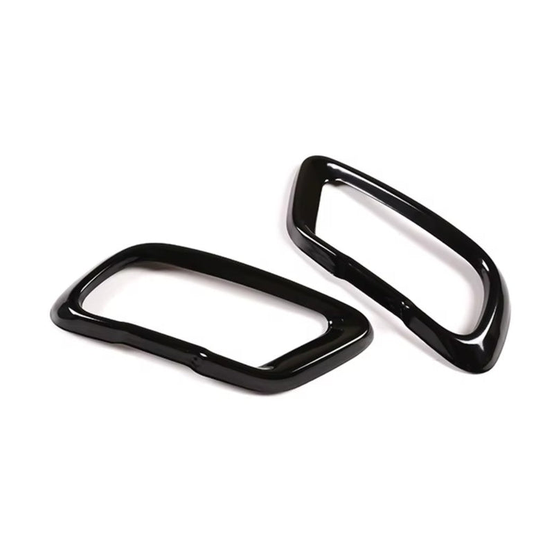 Sorties Échappement BMW M Look Noir Chrome X5 G05 X6 - vue de trois-quarts 2 - Becquet Voiture