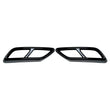 Sorties échappement noir brillant Audi A3 8Y S-Line 2020-2024