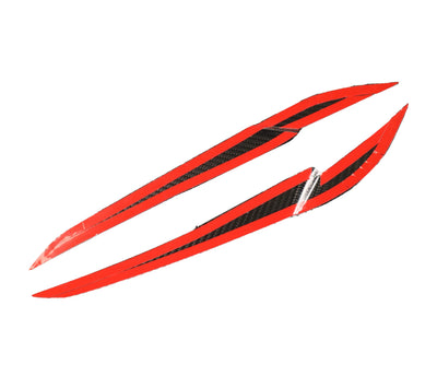 Sourcils Fibre Carbone BMW G80 G81 G82 G83 - vue de profil - Becquet Voiture
