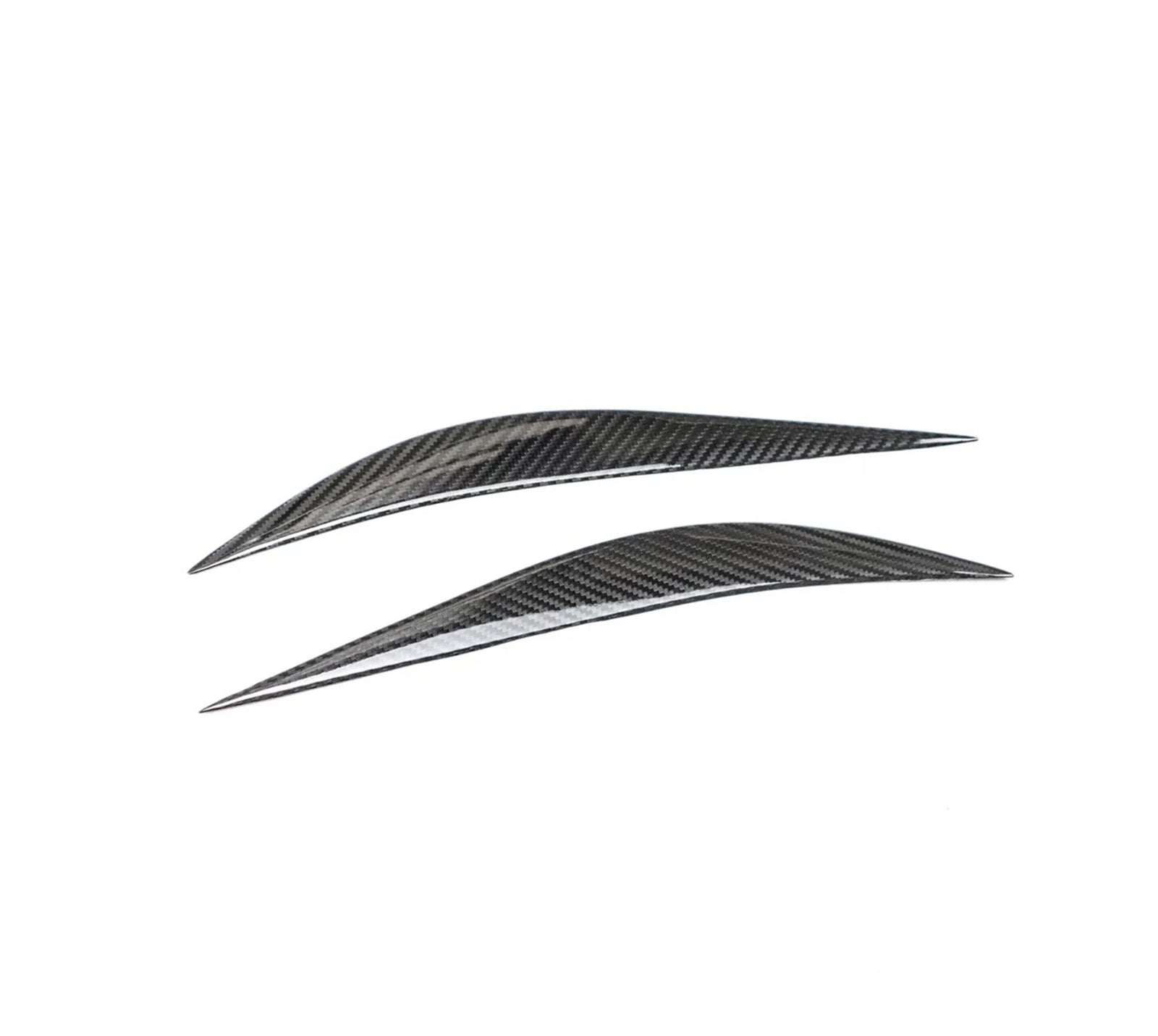 Sourcils Fibre Carbone Humide BMW F80 F82 F83 - vue de face - Becquet Voiture