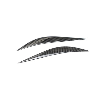 Sourcils Fibre Carbone Humide BMW F80 F82 F83 - vue de face - Becquet Voiture