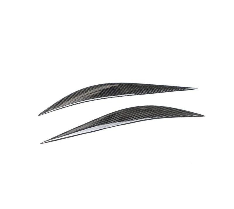 Sourcils Fibre Carbone Humide BMW F80 F82 F83 - vue de face - Becquet Voiture