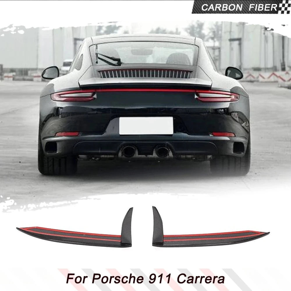 Splitter Avant Carbone Porsche 911 Carrera 4 2017 - vue de face - Becquet Voiture