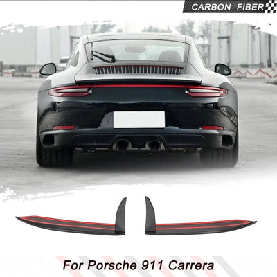 Splitter Avant Carbone Porsche 911 Carrera 4 2017 - vue de face - Becquet Voiture
