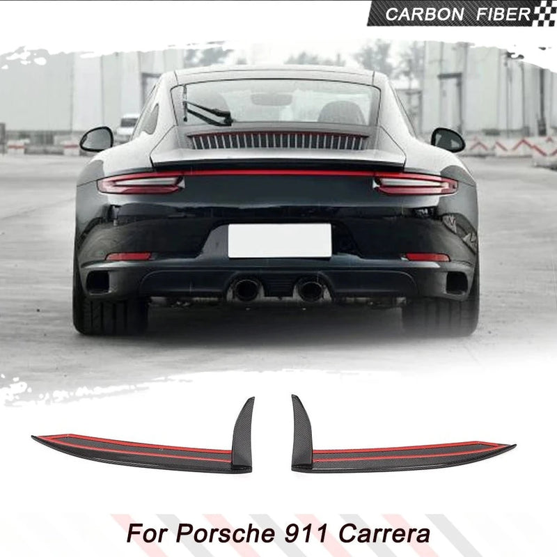 Splitter Avant Carbone Porsche 911 Carrera 4 2017 - vue de face - Becquet Voiture