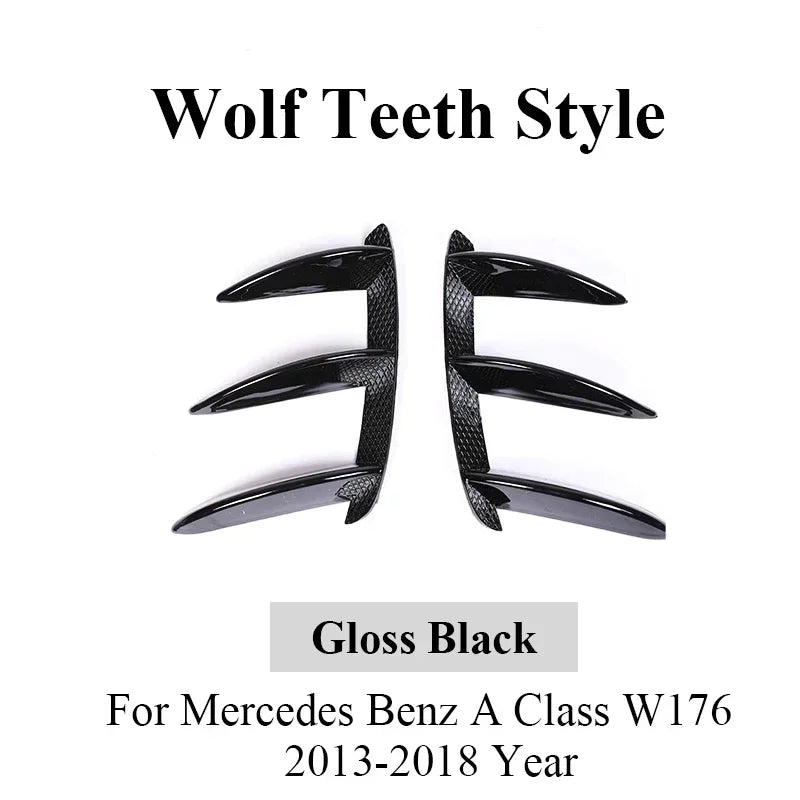 Splitter Avant Mercedes Classe A W176 A45 2013-2018 - vue de profil 3 - Becquet Voiture
