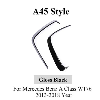 Splitter Avant Mercedes Classe A W176 A45 2013-2018 - vue de trois-quarts 3 - Becquet Voiture