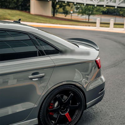 Spoiler A3 S3 RS3 8V Berline Véritable Carbone - vue de profil - Becquet Voiture