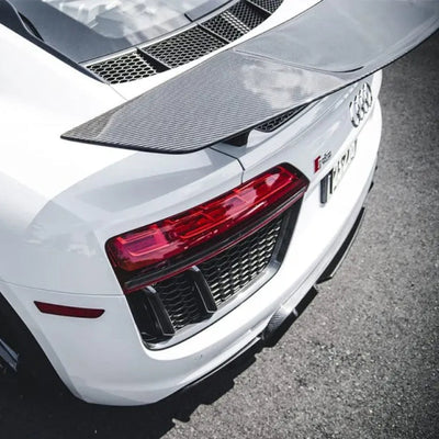 Spoiler Aileron Arriere Carbone Audi R8 4S Vorsteiner - packshot studio - Becquet Voiture