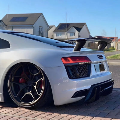 Spoiler Aileron Arriere Carbone Audi R8 4S Vorsteiner - vue arrière - Becquet Voiture