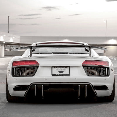 Spoiler Aileron Arriere Carbone Audi R8 4S Vorsteiner - vue rapprochée - Becquet Voiture