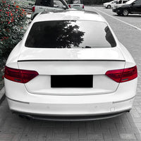 Black Audi A5 S5 RS5 B8 Spoiler Wing - three-quarter view - Becquet Voiture