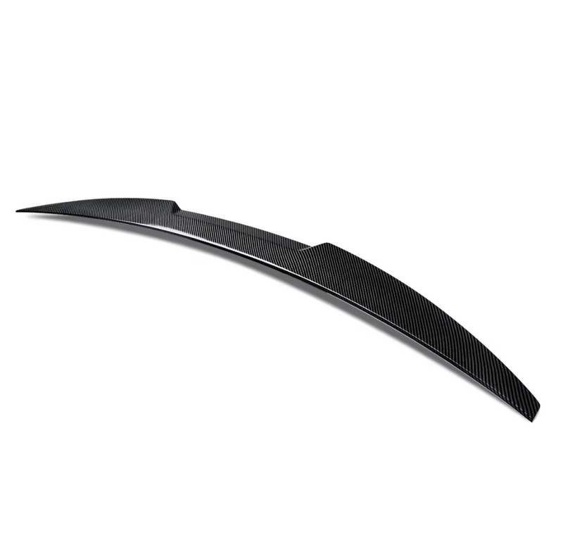 Heckspoiler M4 Competition BMW 4er G22 G23 aus glänzend schwarzem Carbon - Montagedetail - Becquet Voiture