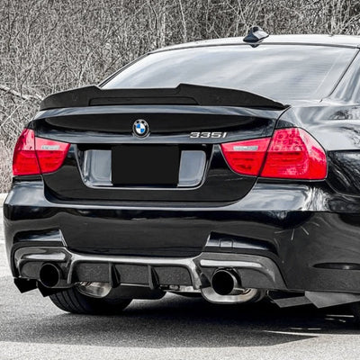 Spoiler Arrière BMW Série 3 E90 E92 Noir - vue arrière - Becquet Voiture