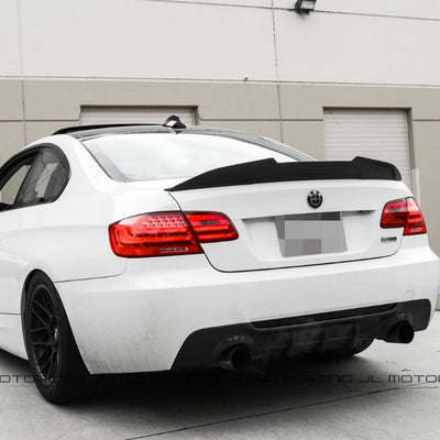Spoiler Arrière BMW Série 3 E90 E92 Noir - vue de trois-quarts - Becquet Voiture