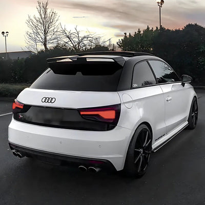 Spoiler Arriere Style S1 Audi A1 Noir Mat - vue arrière - Becquet Voiture