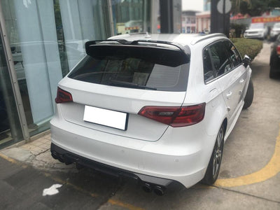 Spoiler Audi A3 S3 RS3 8V Type Oettinger - installé sur véhicule - Becquet Voiture
