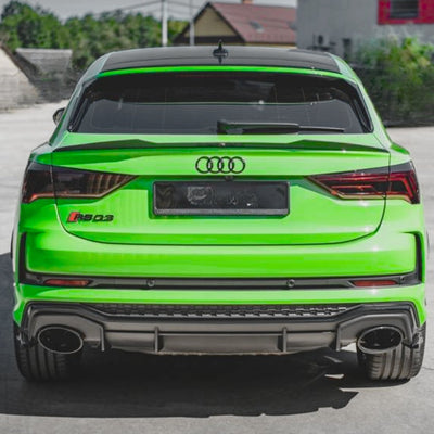 Spoiler Becquet Arrière Audi Q3 / RSQ3 FY Noir - vue de trois-quarts - Becquet Voiture