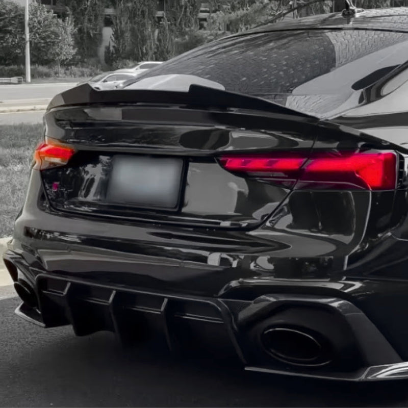 Heckspoiler Audi A5 S5 RS5 F5 Schwarz - Rückansicht - Becquet Voiture