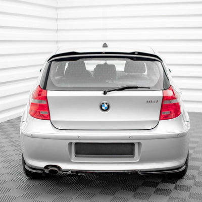 Spoiler Coffre BMW Série 1 Style Maxton Noir - installé sur véhicule - Becquet Voiture